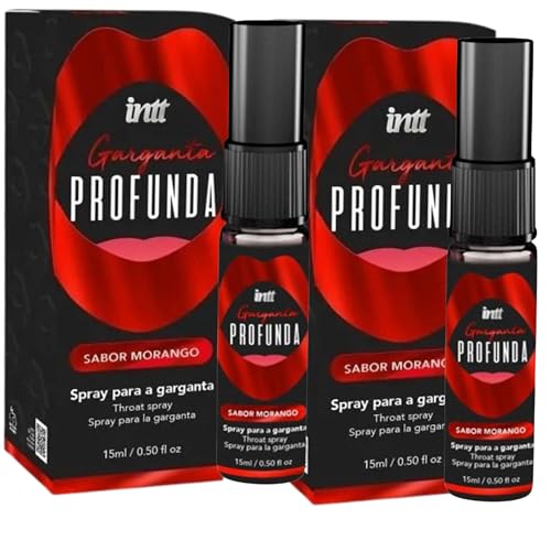 Kit Com 2Garganta Profunda Dessensibilizante Comestível Beijável ...