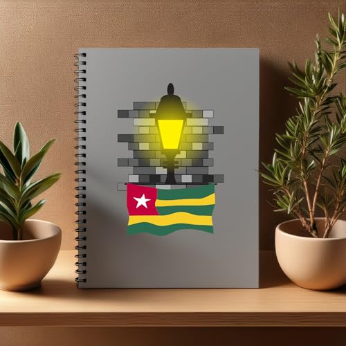 Carnet Togo Street Lamp Bricks pour organiser vos notes quotidiennes A5