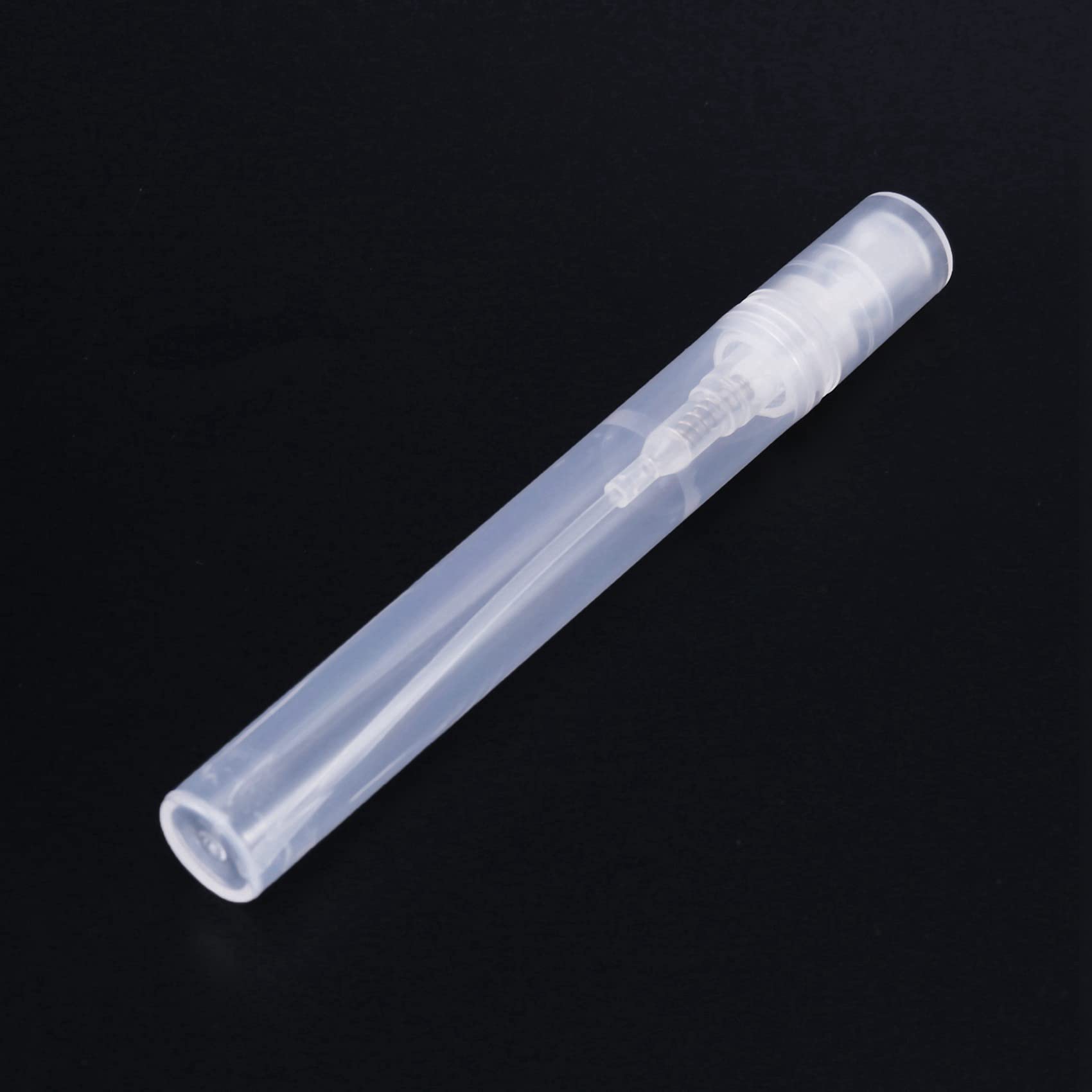 300 Stück/Set 5 ml leere transparente Kunststoff-Sprühflasche für Make-up, Parfüm, Zerstäuber, nachfüllbar