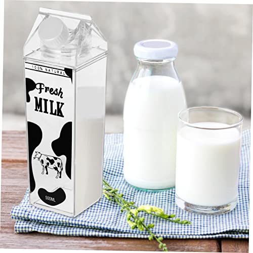 Bouteille d'eau réutilisable 500ml transparente anti-fuite pour enfants et lait