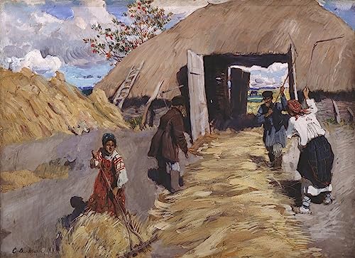 Toile affiches et gravures le battage Sergei Vinogradov poster 60x90cm