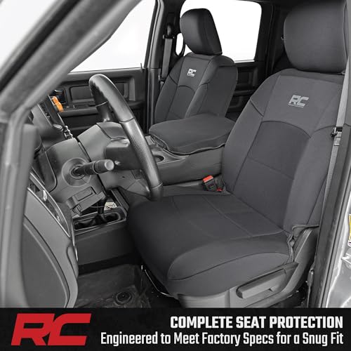 Rough Country Neoprene Front & 60/40 Rear Seat Covers for 19-22 Ram 2500-91044 by Rough Country - Image 2
