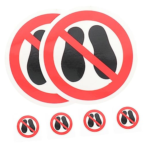 QUMIIRITY 6個入り 段差禁止 警告ステッカー 標識 デカール 機械室用 注意ラベル 滑らかな表面に貼付可能 強粘性ビニール素材