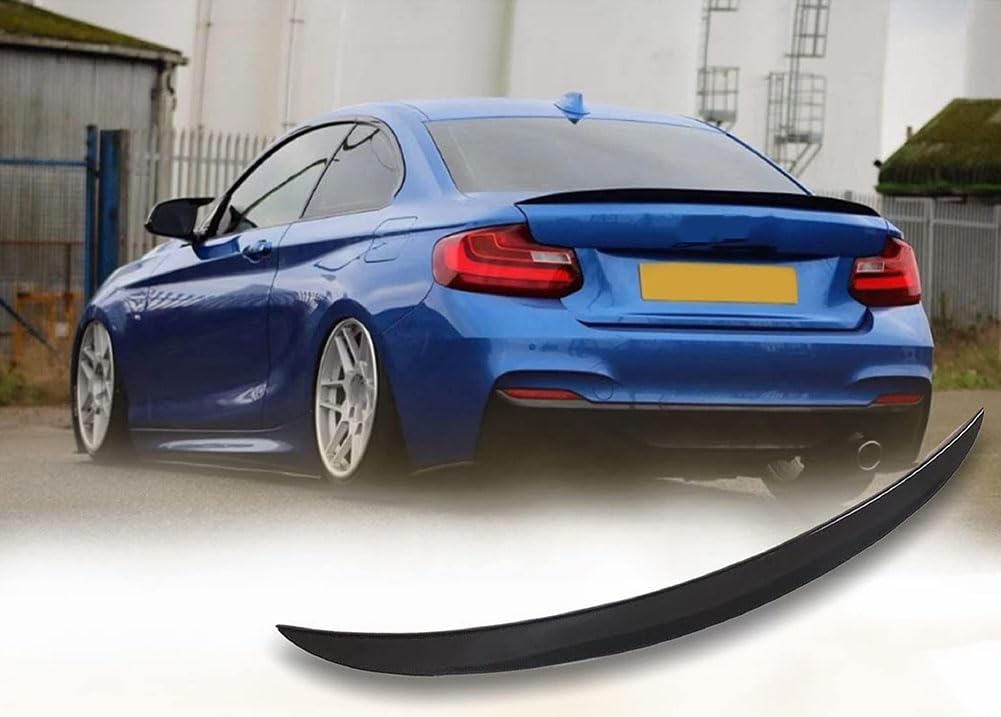 YPSQQHD Car Rear Spoiler Splitter, Rear Trunk Boot Lip Wing lid Spoiler ABS Exterior Accessories, Compatible with BMW Série 2 218i 220i 230i 240i m240i 218d 220d 230d 240d 2013-2021