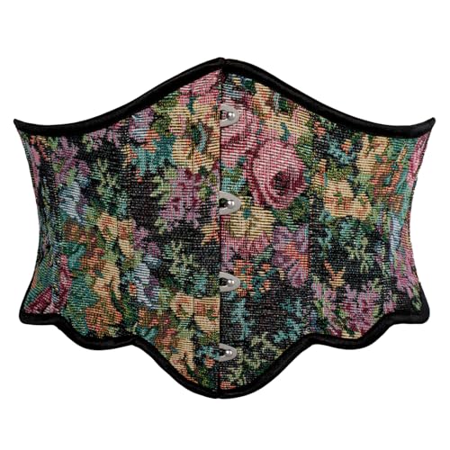 Corset médiéval femme avec large ceinture ajustable pour affiner la taille