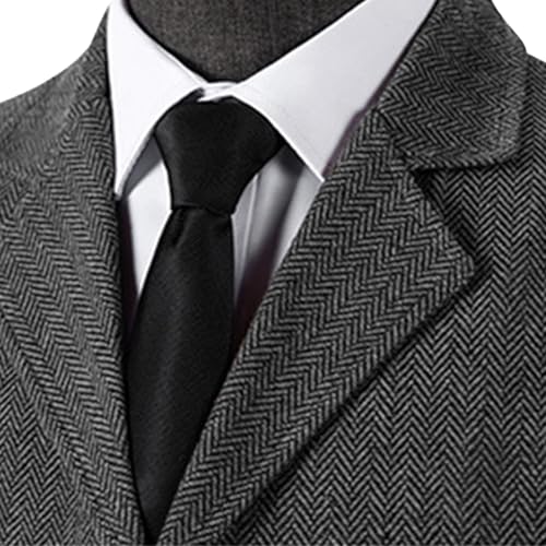 NATHGAM Men's Suit Vest Slim Fit Western Single Breasted Herringbone Waistcoat Vintage Business Casual Formal Vest Groomsmen2