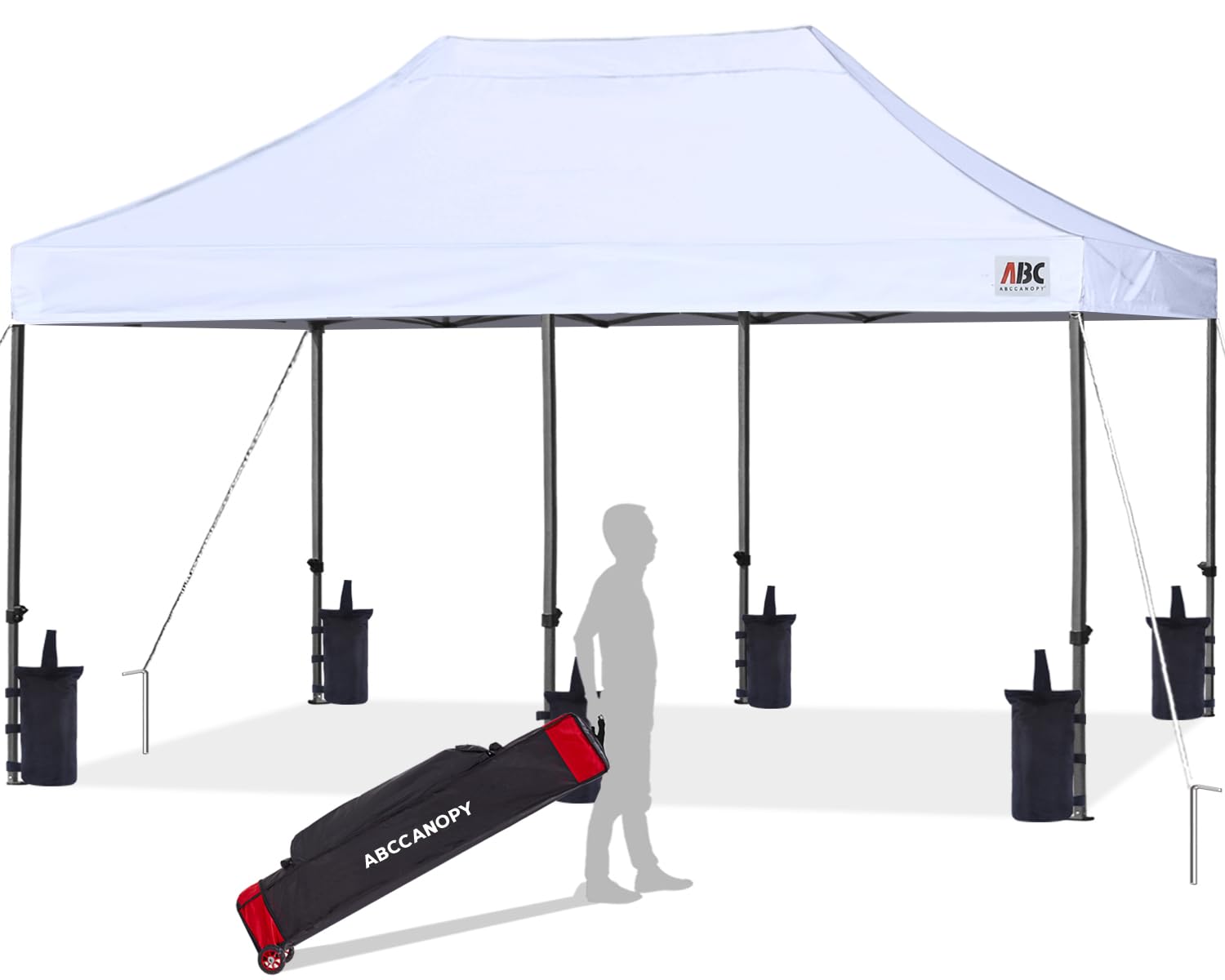 ABCCANOPY 10x20 Easy Pop Up Canopy Tent