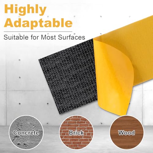 4 Stück Garagen Wandschutz 30 x 10 x 3 cm, Selbstklebend Autotür Wandschutz, Autotür Schutz Garagenwand, 3cm Extra Dicker Auto Schutz, Schwarz Kantenschutz Schaumstoff für Garage, Parkplatz, Carport