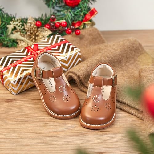 Image of Felix & Flora Toddler Little Girl Mary Jane Dress Shoes - Ballet Flats for Girl Party School Shoes