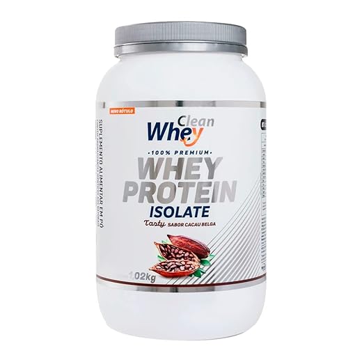 Clean Whey Isolate Tasty Cacau Belga 1020g