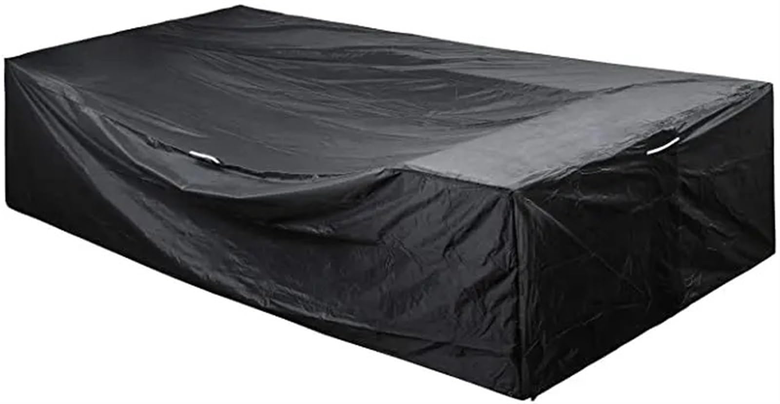 Outdoor Furniture Covers, Outdoor Furniture Cover Rattan Table Cube Chair Sofa Multicolor Multiple Sizes(Black,308X138X89cm)