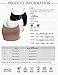 Amilia Women's Basic Solid Cami Spaghetti Double Layer Crop Tank Top (Black&White&Light Brown, S)