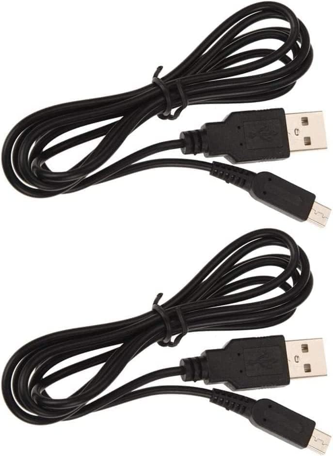 Cable de carga USB para DSi NDSI 3DS 2DS XLLL Nuevo 3DSXL3DSLL 2DS Línea de alimentación de juego 2 unids
