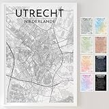 Mapdify Utrecht personalisiertes Stadtposter, dein 