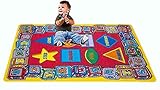 Kids Rug ABC Shapes 5' X 7' Children Area Rug for Playroom & Nursery - Non Skid Gel Backing (59