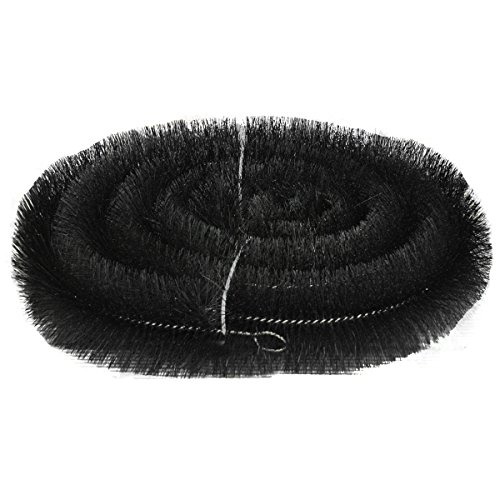 Selections Gutter Brush Guard Leaf, Moss & Debris Protection in Black 4m Roll