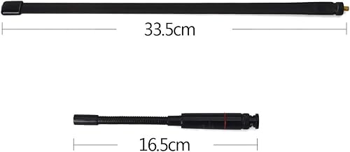 Miniatura 3 de TWAYRDIO Antena táctica CS 144/430MHz 2M/70CM 18.7 pulgadas plegable BNC antena para ICOM IC-A14 IC-V8 Vertex HX300 HX320 Kenwood TK100 TK200 Radio