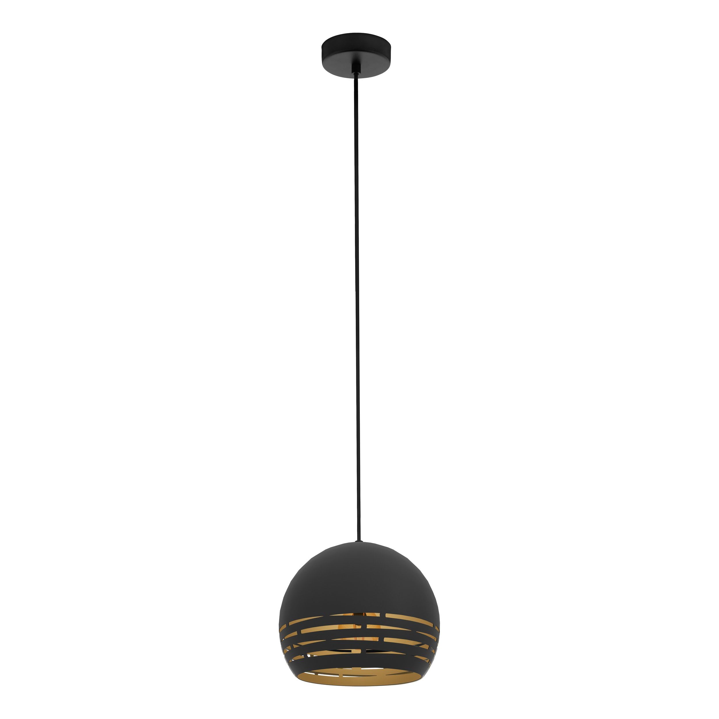 EGLO lampa wisząca Camastra, pojedyncza lampa sufitowa, lampa z metalu