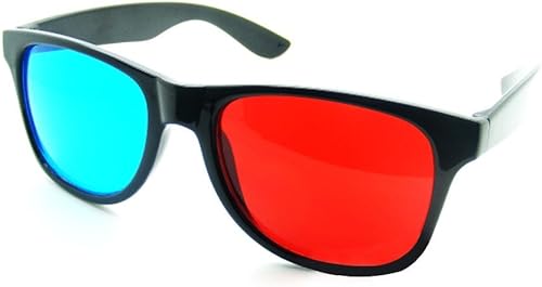 Sistema PC óptico lente de marco y AC anaglíficas Movie RojoCian 3d