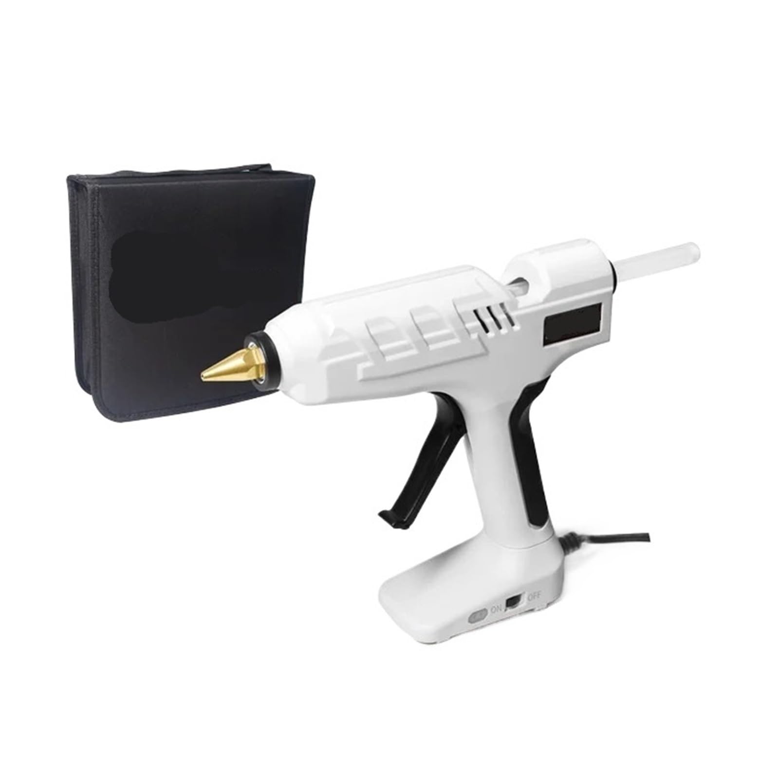 Copper Nozzle, hot melt Glue Gun with Stop Valve 120w Household DIY Tool Belt