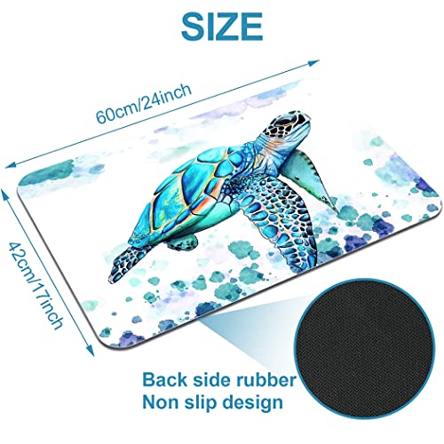 YISUMEI Bathroom Mat, Non-Slip Super Absorption Bath Carpet with Rubber Backing - Image 4