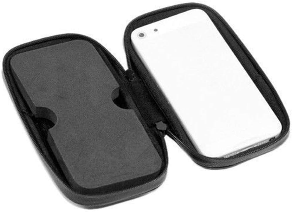 Bike Phone Mount Holder, Black Universal Rainproof Holster Cover Case with 360 Degrees Rotatable Fits for iPhone, Samsung and Android Smartphone (fit About 5.8-6.7 inches)