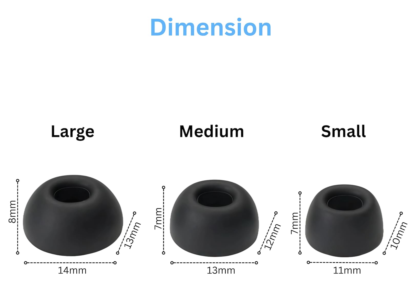 6 Puntali In Silicone Di Ricambio Per Redmi Buds 6 Pro / 5 Pro, Taglie S/M/L, Viola, Morbidi E Comodi
