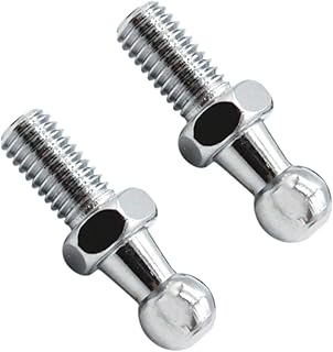 ibasenice 2 Peças Parafuso Esférico Cabeça Do Parafuso Suportes Do Capô Parafuso Acessório Do Parafuso Do Capô Acessório Do Capô Parafuso De Suporte Suportes Automotivos Parafuso De Cabeça