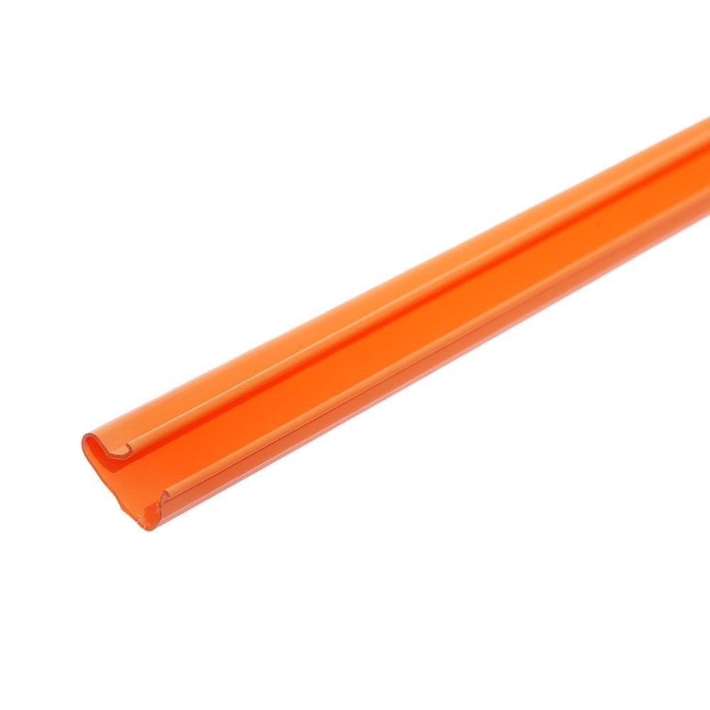 23 X SLATWALL|Slat|Slot|SLATTED Wall Board Plastic|PVC Clip|Slide|Push in Inserts (Orange)
