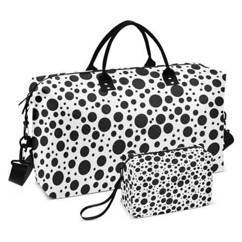 Bolaz Duffle Bag for Travel-Black and White Pork Dot， Easy Update Large Magnectic Sticker Refrigerator Magnets Decor Wash Machine Magnet Decals23