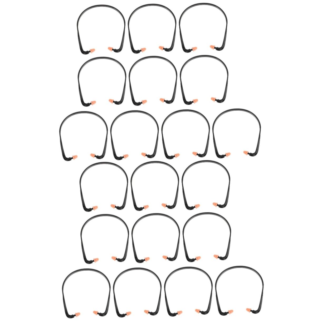 COLLBATH 20pièces Bouchons Oreilles Silicone Avec Cordon Auditive Réutilisable Pour Dormir Étudier Et Travailler Silence