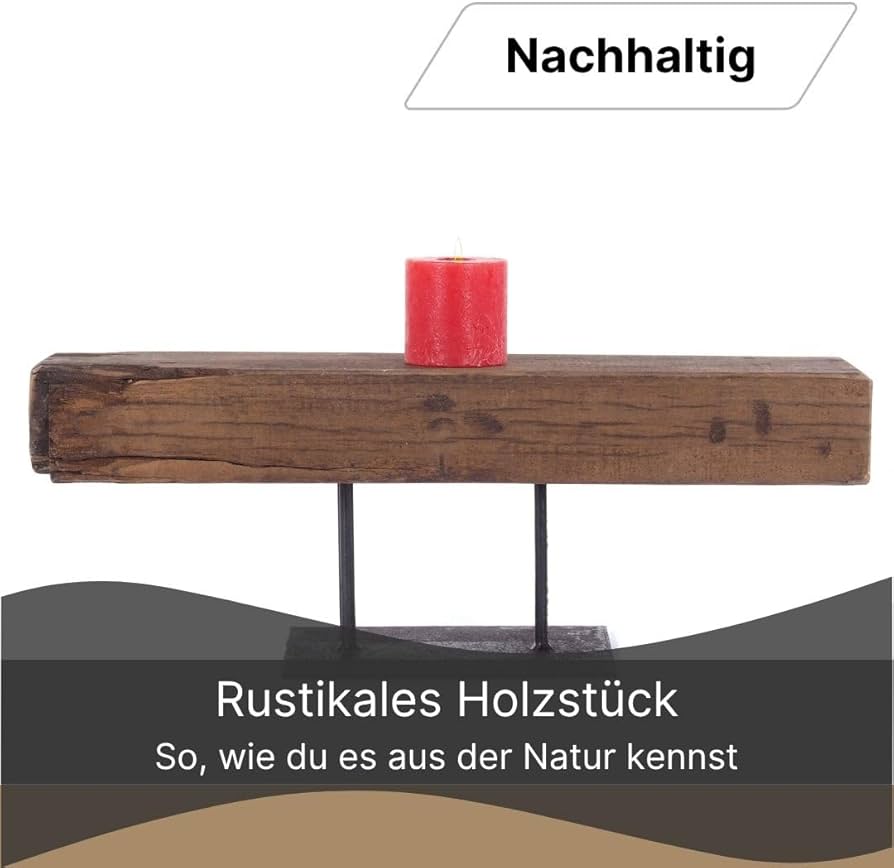 DESIGN DELIGHTS RUSTIKALER Vintage KERZENSTÄNDER Castle 60