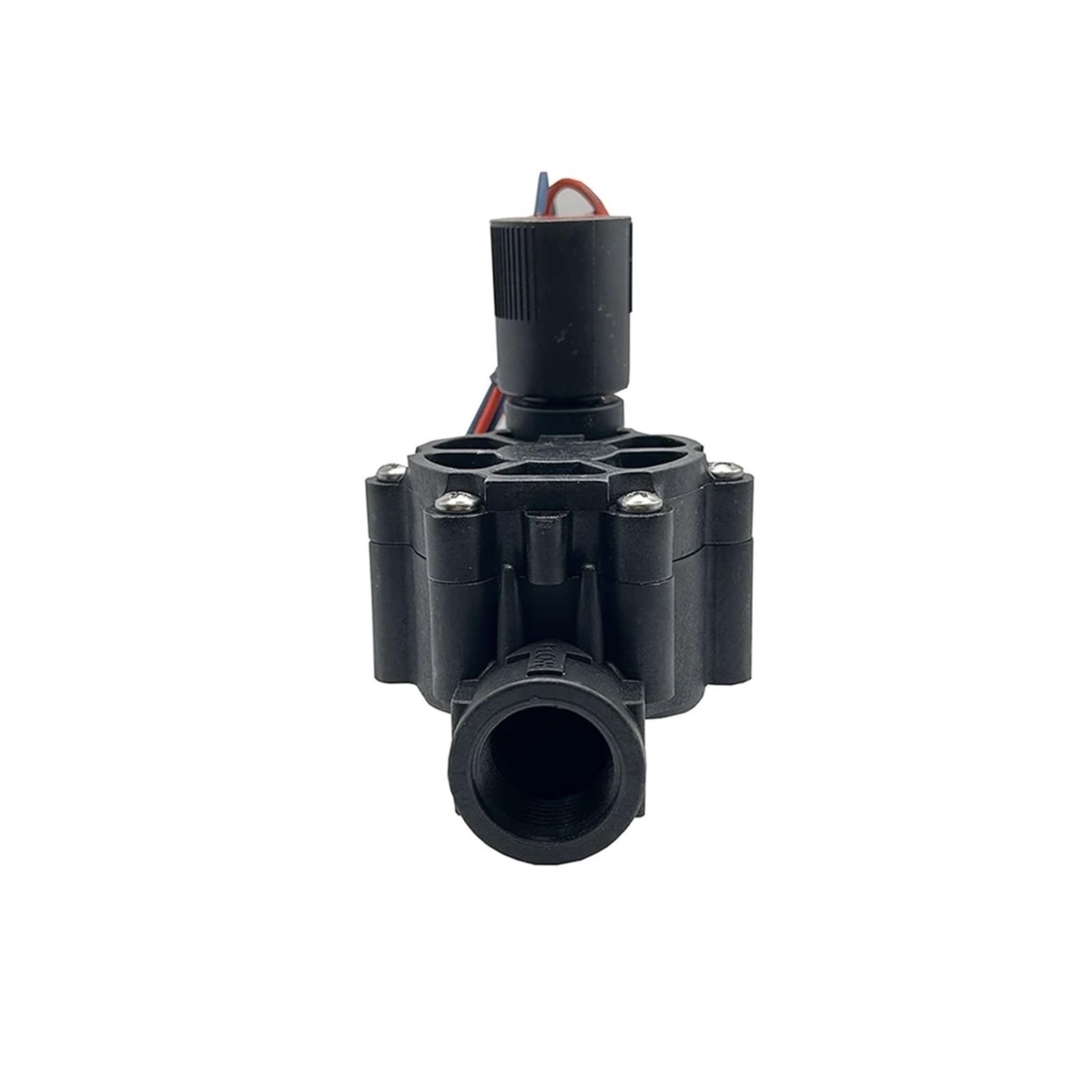 Válvula solenoide de agua de 3/8'', 1/2'', 3/4'' y 1'', 220 V, 12 V y 24 V, normalmente cerrada, de nailon, for riego de jardines y granjas.(45724,24VAC)