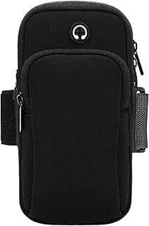 Phone Holder for Running, Universal Adjustable Arm Band Key Card Bag Fit Gym Jogging Hiking Exercise Walking Workout, Running Armband(7 x 3.5 inch)