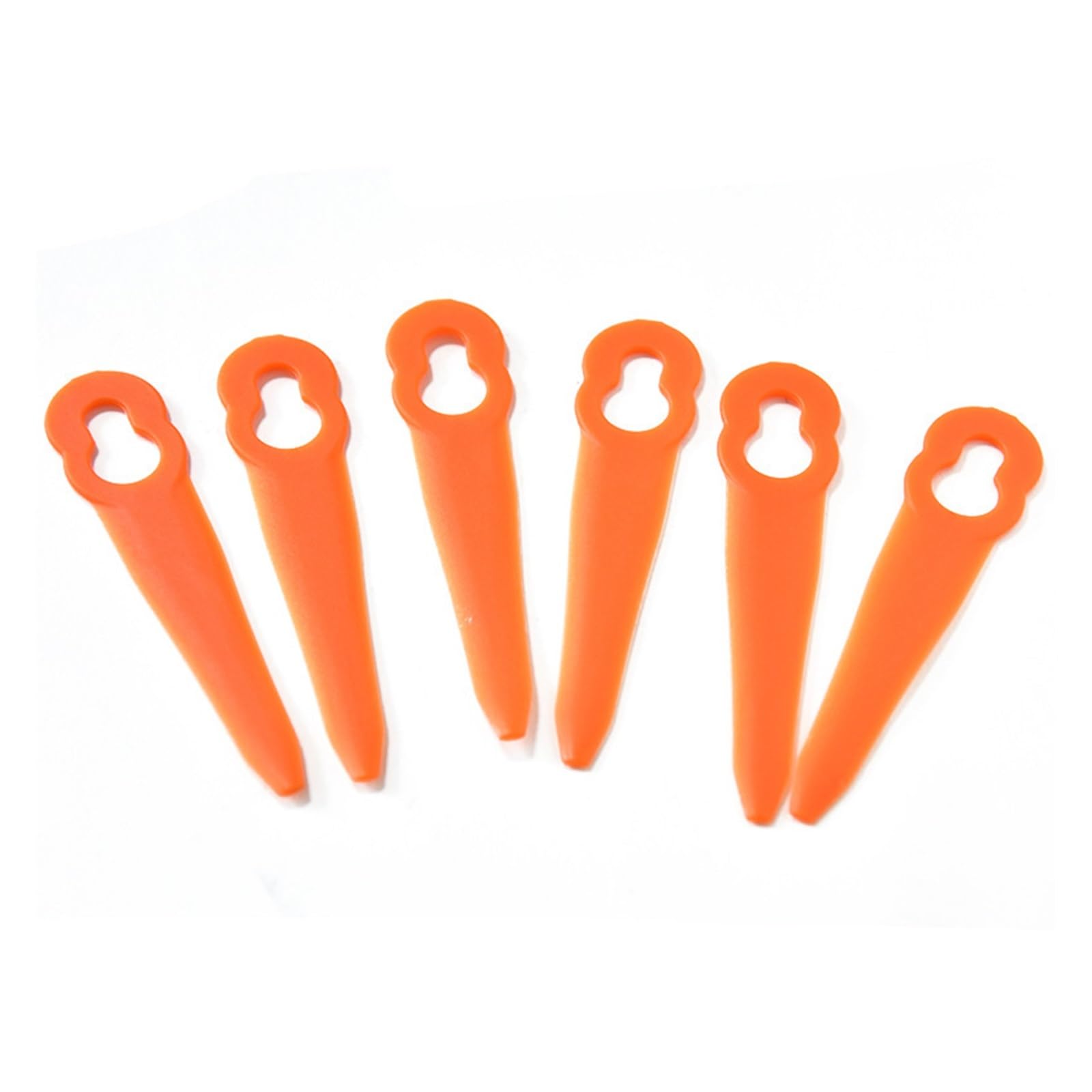 Genérico Cortacésped Universal L90 de 30/80 Uds., Cortador de Cuchillas de plástico, Juego de Cuchillas de plástico, Accesorio for cortacésped Robot antirotura de Alta dureza(L90 Red,80pcs)