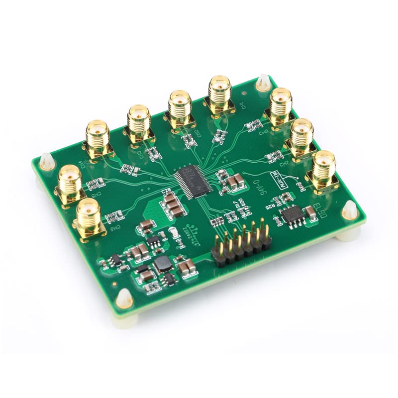 ADS8688A 8 Channel SAR ADC Data Acquisition Module 16 Bit 500Ksps Unipolar Bipolar Input Module ADR444 4.096V Voltage Reference FR4 PCB 2.7-5.5Vdc 16 Bit Analog to Digital Converter