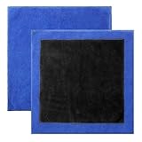 2 Pack Clay Towel Auto Detailing, 12 X 12 Inch Clay Bar Towel for Auto Detailing Clays Bar Towels Cloth Auto-Detailing, Fine Grade Microfiber Clays Bars Towels for Smooth Scratch-Free Paint Finish