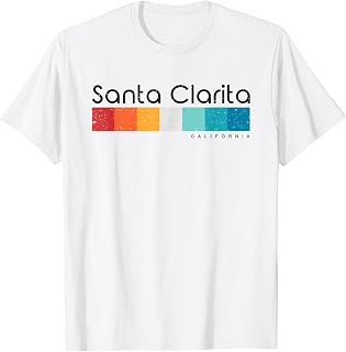Vintage Santa Clarita California CA Retro Design T-Shirt