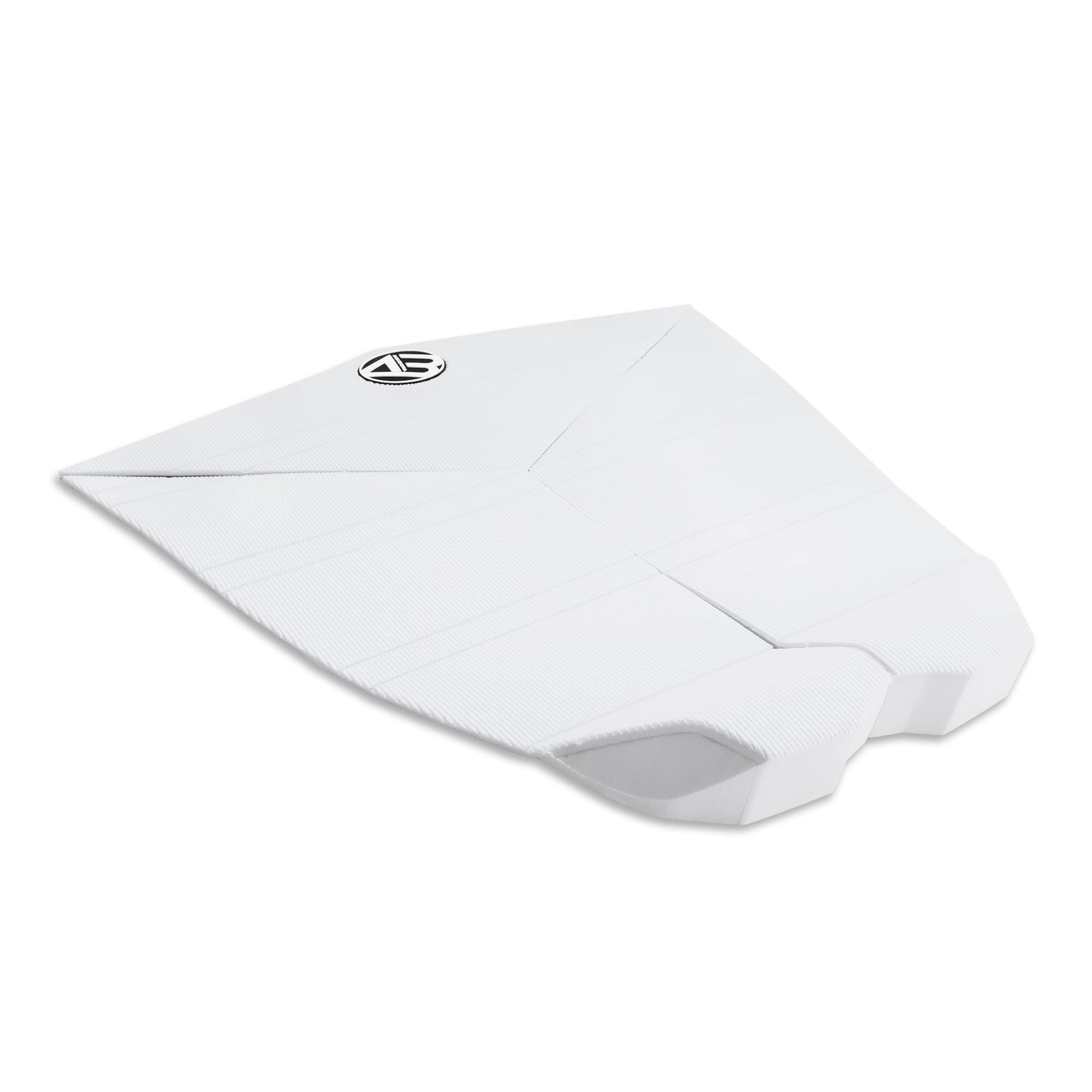 AQUBONA 11 piezas Surf Pequeño Deck Traction Pad Premium EVA Grip Foam con adhesivo 3 para Longboard Paddleboard Surfboard, Deck Pad/Traction Pad/Tail Pads Blanco, Negro (White)