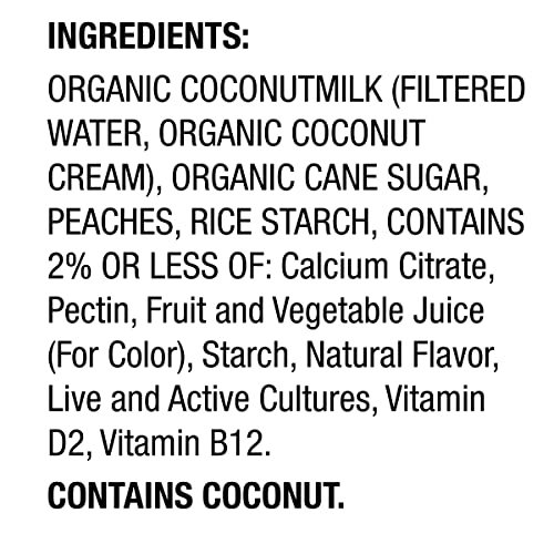 So Delicious 0744473000470 Peach Coconut Milk Yogurt thumb #11