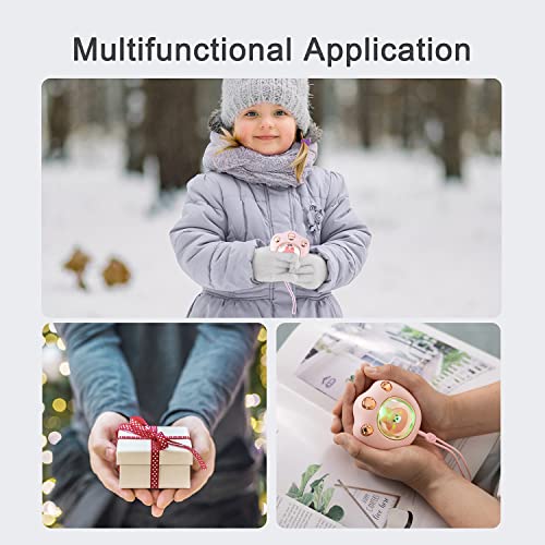 Rechargeable Cute Cat Paw Electric Hand Warmer，Portable And Reusable Hand Warmer,With 3-6Hrs Long Lasting Heating And Colorful Lights, For Kids&Women&Men In Cold Winter #TOP5