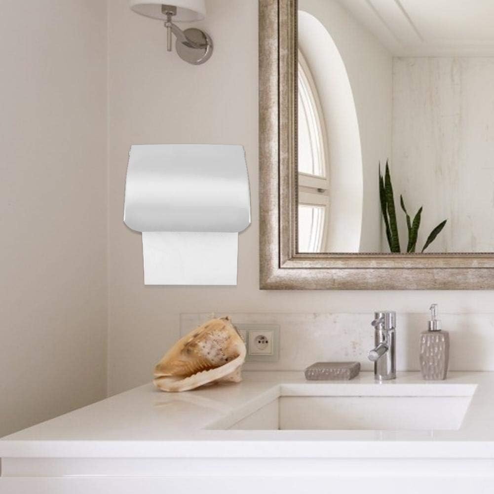 Yosoo Stainless Steel Wall-Mounted Toilet Paper Dispenser for Home, Hotel, Restaurant and Public Toilet