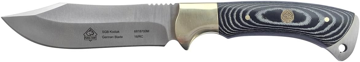 Puma SGB Kodiak Micarta Hunting Knife with Ballistic Nylon Sheath
