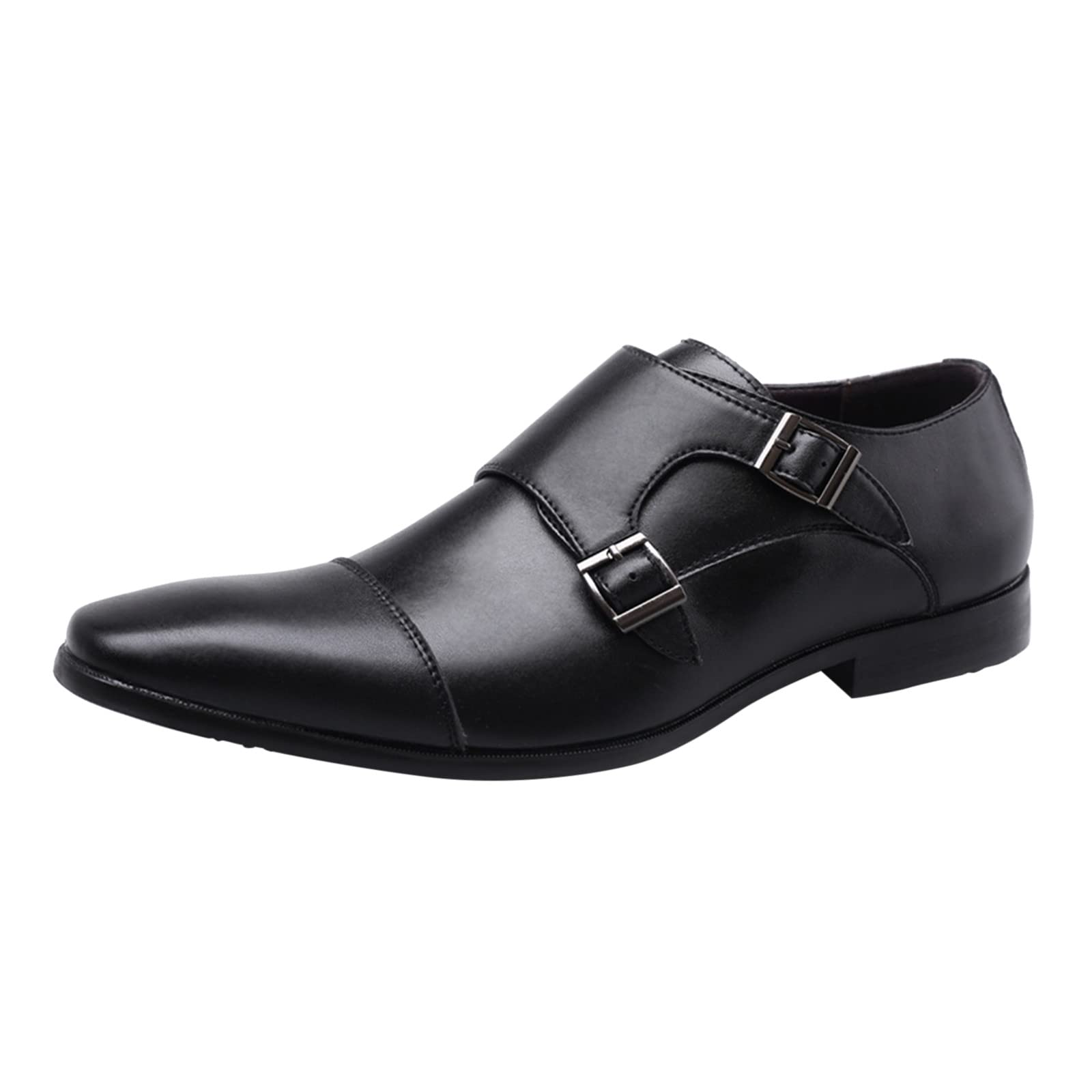 Monk - Zapatos de vestir formales para hombre, Oxford, Negro, Talla única (consulte la tabla de tallas)