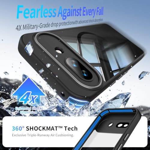Image of Magnetic Case with Clear Back for Google Pixel 9a, Fit for MagSafe