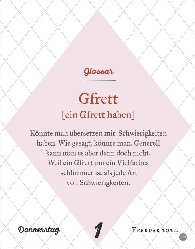 Rita Falk Jahres-Gröstl Tagesabreißkalender 2024. Abreiß-Kalender für alle Eberhofer-Fans. Tischkalender 2024 mit lustigen Zitaten und Rezepten aus der Krimiserie. Auch zum Aufhängen - Image 2