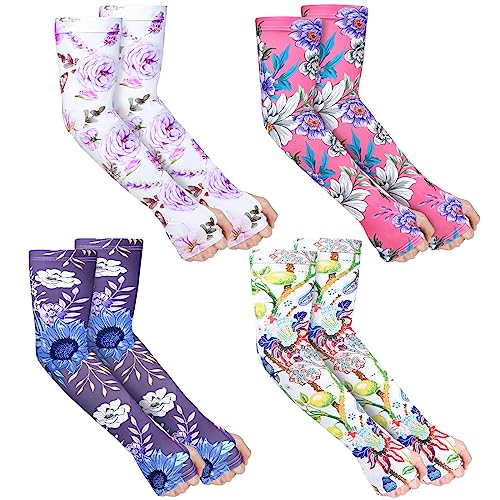 Mukum 4 Pairs Gardening Sleeves Arm Protection for...