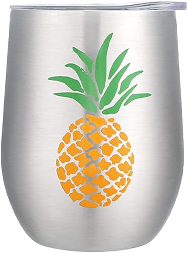 Miniatura 1 de Life's Easy Vaso de vino de acero inoxidable con tapa, 12 onzas, vaso de vino de viaje aislado al vacío con tapa, vaso de vino de viaje  Acero