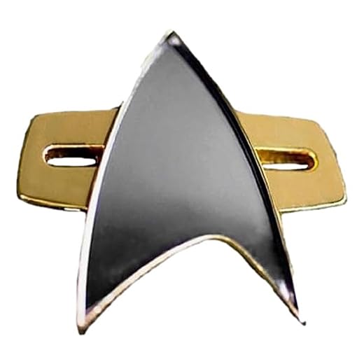 Star Trek Voyager Ds9 Communicator Replica Uniform Pin Gold