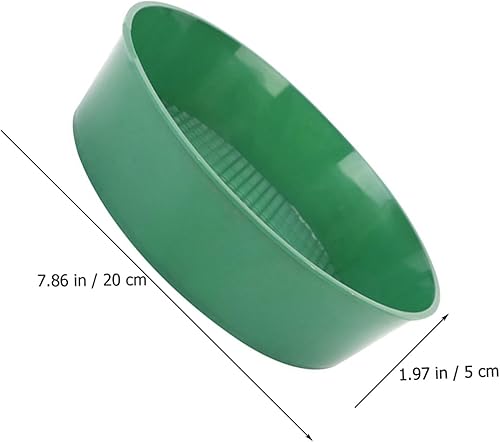 Vista 11 de Herramienta de tamiz de malla de tamiz de jardín de plástico, 4 piezas, enigma manual de tamizado de suelo para rocas, desechos de arena, suministro